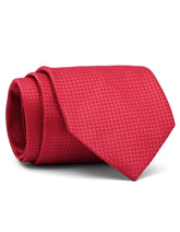 Red Geometric Tie