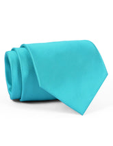 Turquoise Plain Tie