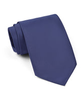 Navy Self Plain Tie
