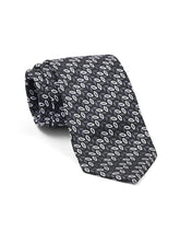 Black Geometric Tie