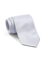 Silver Grey Stripe Tie