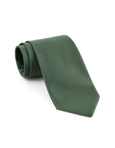 Green Self Plain Tie