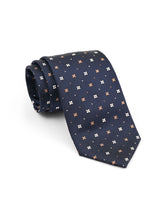 Blue Geometric Tie