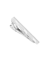 Silver Texture Tie Pin