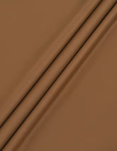 L Chocolate Plain 100% Cotton Unstitched Suit