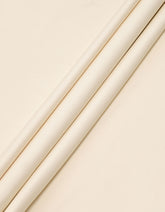 Cream Stripe 100% Cotton Unstitched Suit