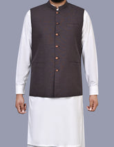 Chocolate Texture Waist Coat WC2600-3C-34