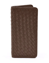 Brown Texture 100% Leather Basic Wallet