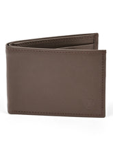 Brown Plain 100% Leather Wallet