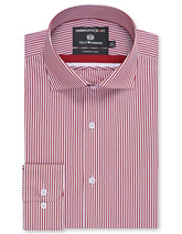 Stripe Red Tailored Smart Fit Shirt FS2757-2SF-14.5