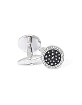 Black Circle Cufflink