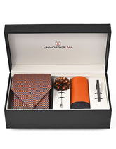 Orange Dotted Men Accessories Box