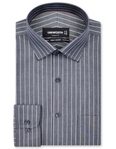 Stripe Charcoal Classic Fit Shirt FS2827RF-14.5