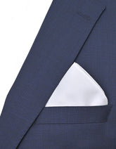 White Plain Pocket Square