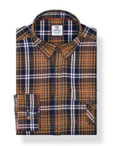 Navy Embriodery Check Casual Shirt CS2365-1R-S