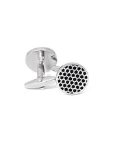 Black Circle Cufflink