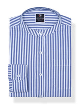 Sky Plain Stripe Casual Shirt CS2355-1R-S