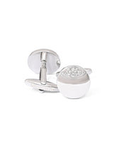 Silver Circle Cufflink