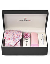 Pink Floral Men Accessories Box
