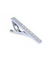 Silver Texture Tie Pin