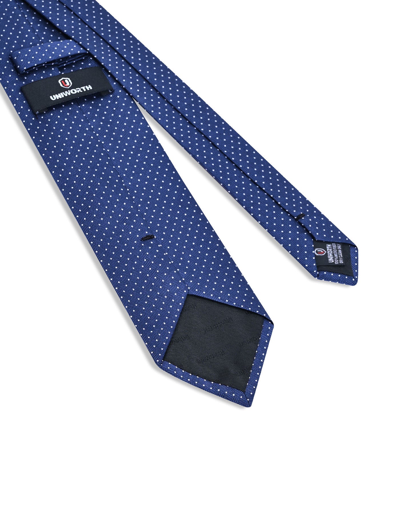 Blue Geometric Tie