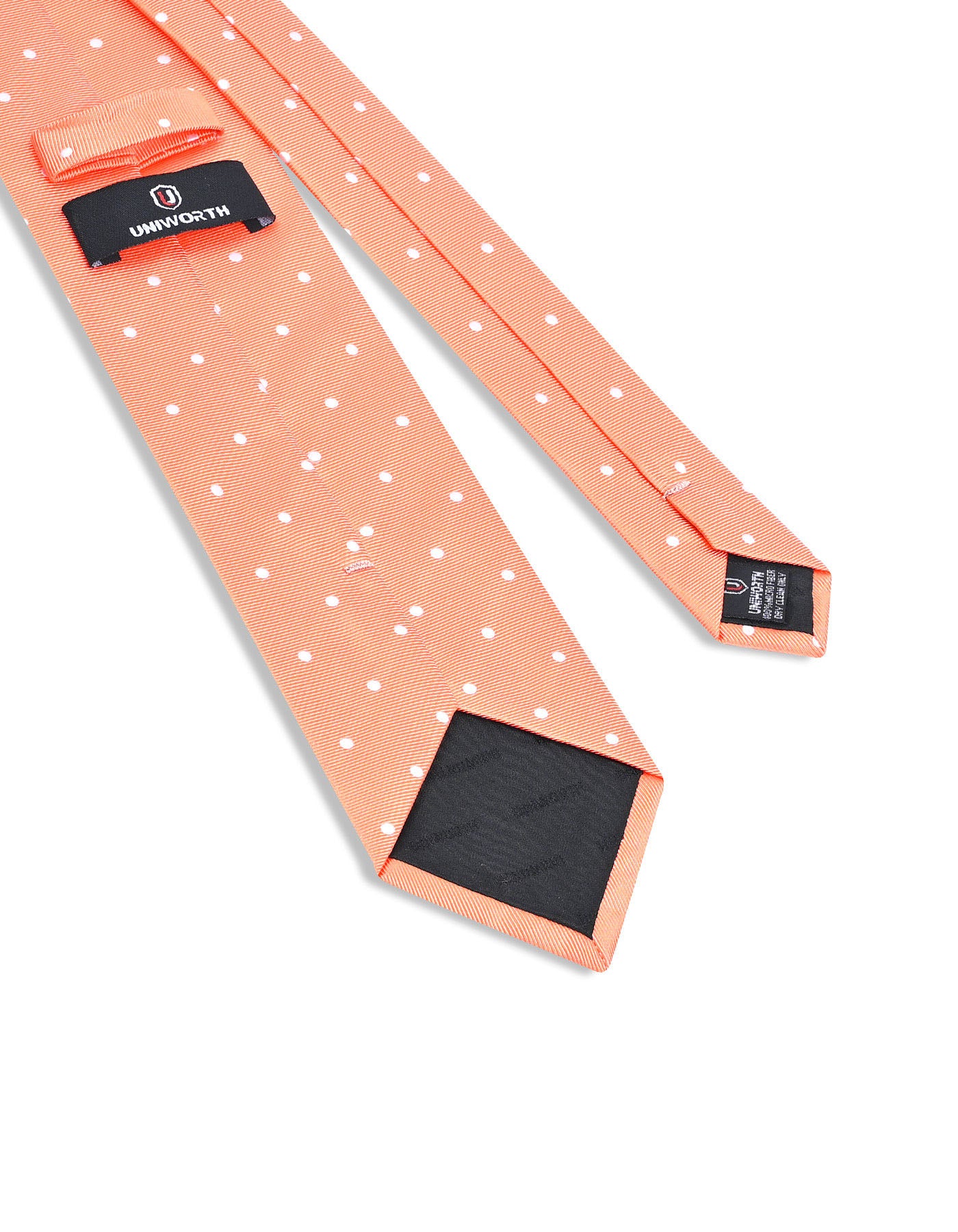 Peach Dotted Tie