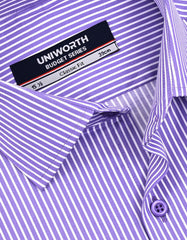 Stripe Violet Classic Fit Shirt FS2871-5RF-15