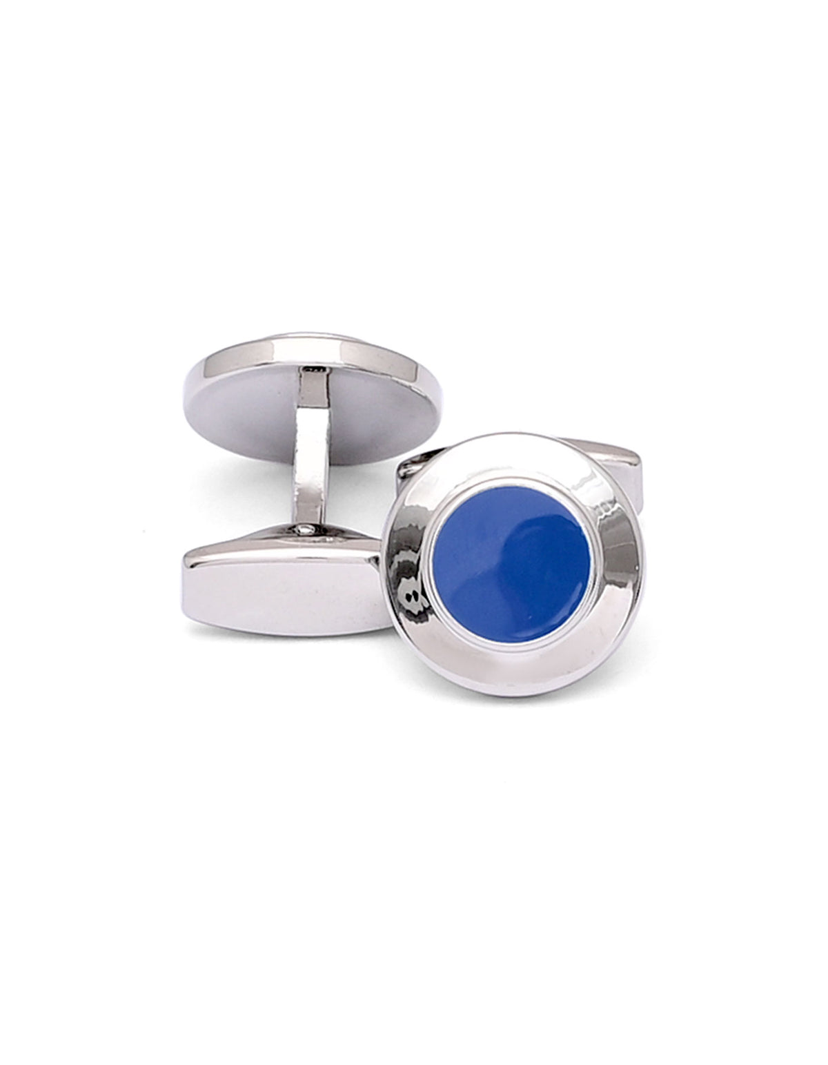 Blue Circle Cufflink