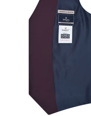 Burgundy Plain Suit STW2430-38