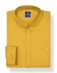 Mustard Embriodery Plain Casual Shirt CS2409R-S