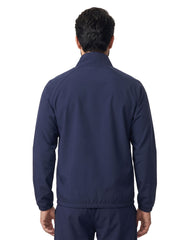 Navy Plain Performance Full Zipper