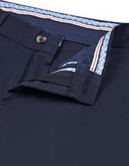 Navy Classic Fit Cotton Trouser FTC2526C-32