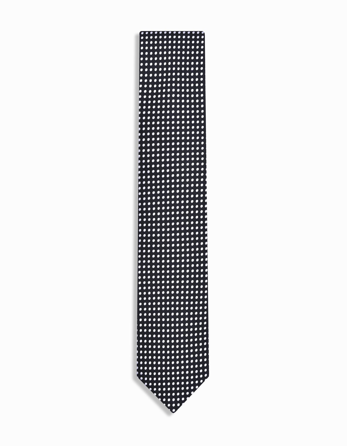 Black Dotted Tie