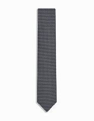 Black Dotted Tie
