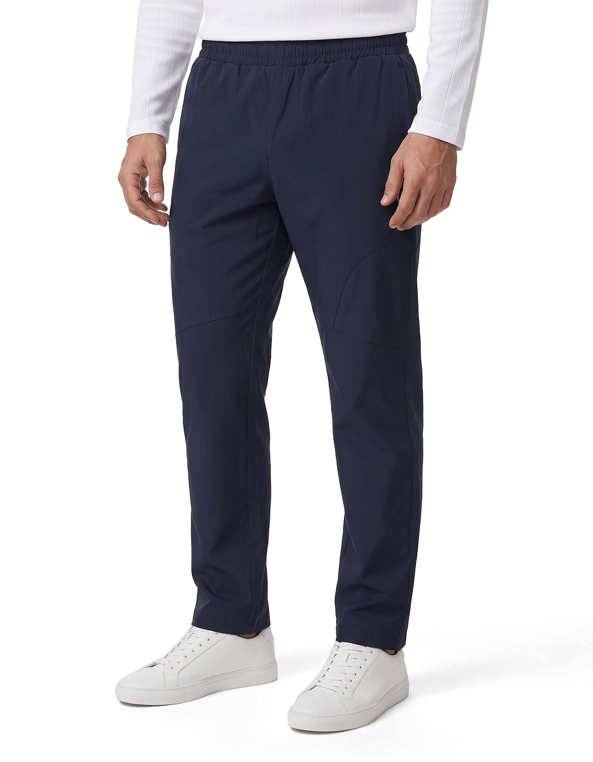 Navy Plain Performance Gym Trouser