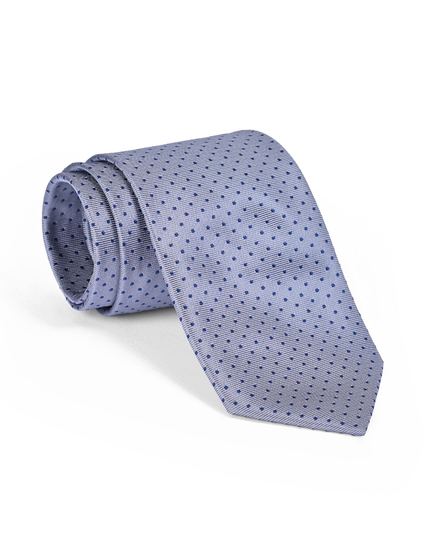 Grey Dotted Tie