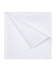 White Plain Pocket Square