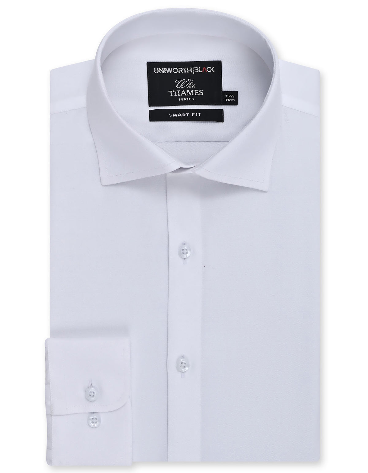Self White Tailored Smart Fit Shirt FS20497SF-14.5