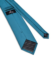 Teal Self Plain Tie