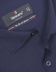 Plain Navy Classic Fit Shirt FS1314-4RD-15