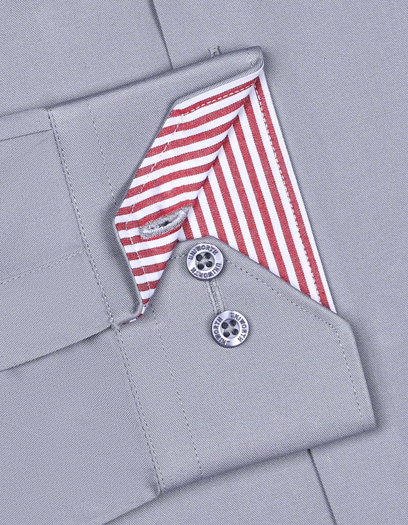 Plain Grey Classic Fit Shirt FS1409-2RF-15.5