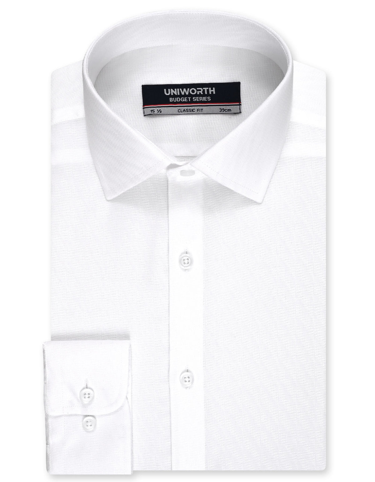 Self White Classic Fit Shirt FS1803-1RF-14.5