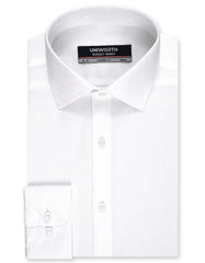 Self White Classic Fit Shirt FS1803-1RF-14.5