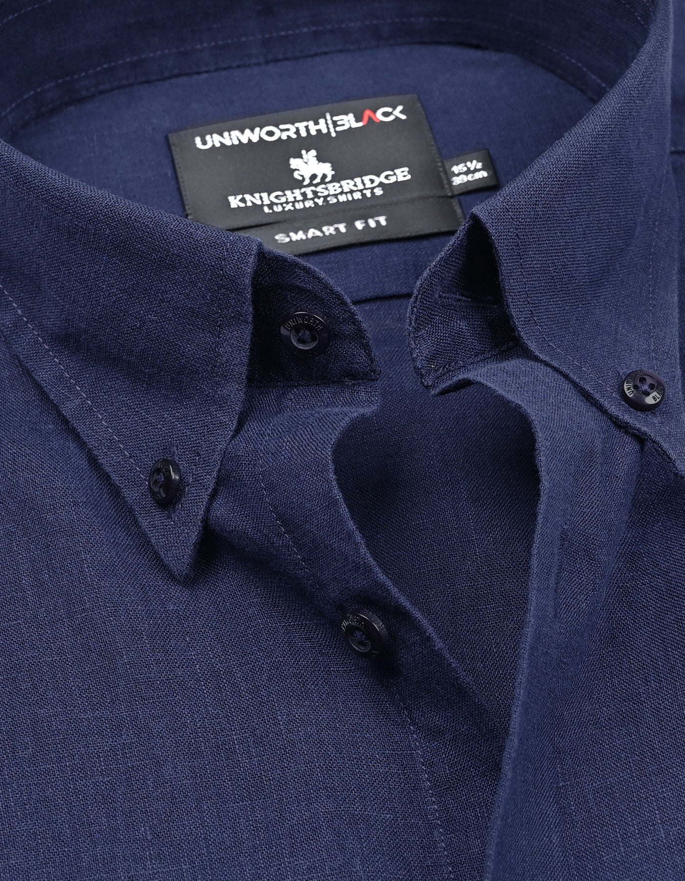 Plain Navy Tailored Smart Fit Shirt FS2426-2SF-15
