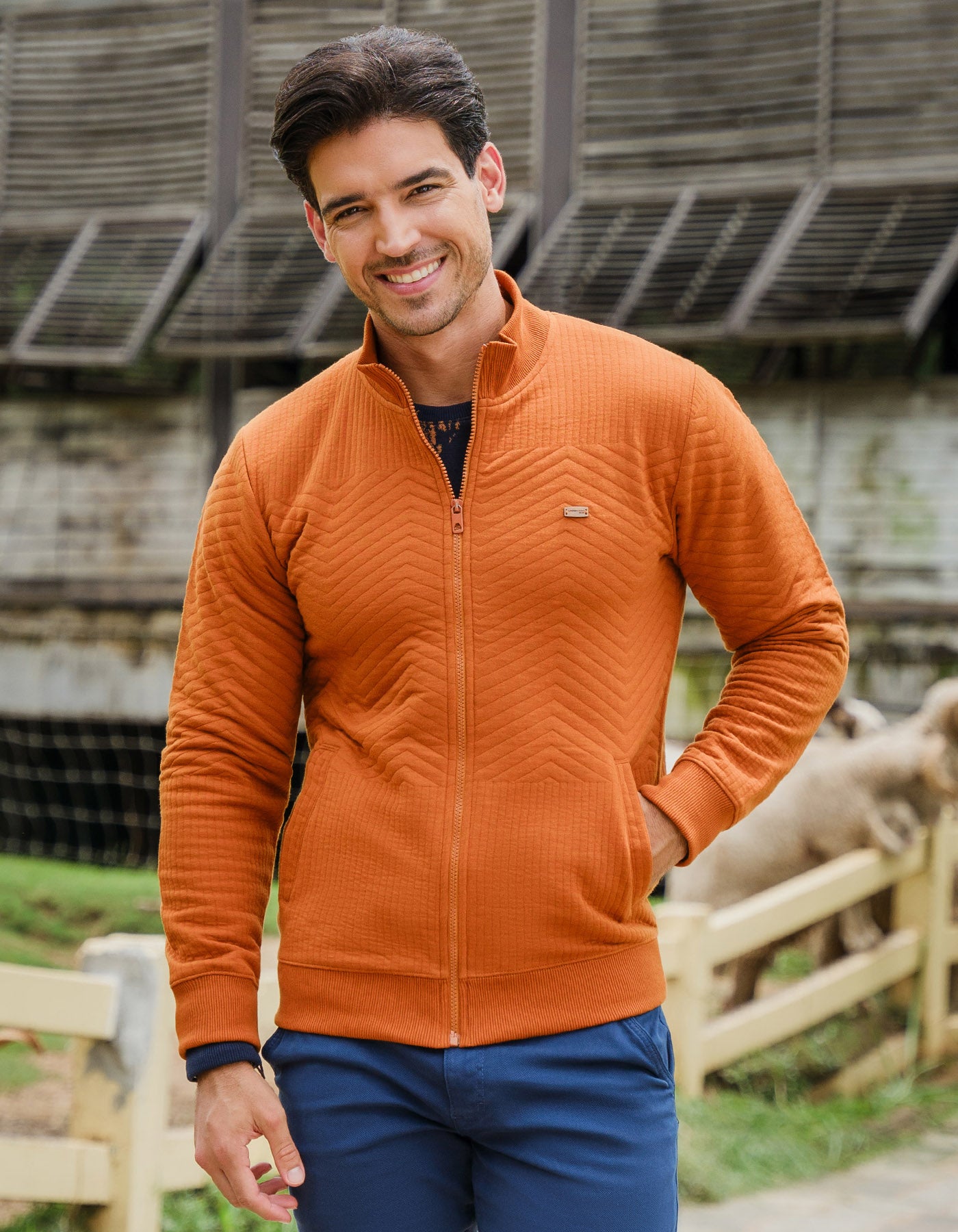 Zipper Mustard S FZ2405 Uniworth Full Zipper FZ2405-S