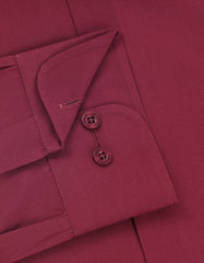 Plain Maroon Classic Fit Shirt FS1646-1RF-15.5