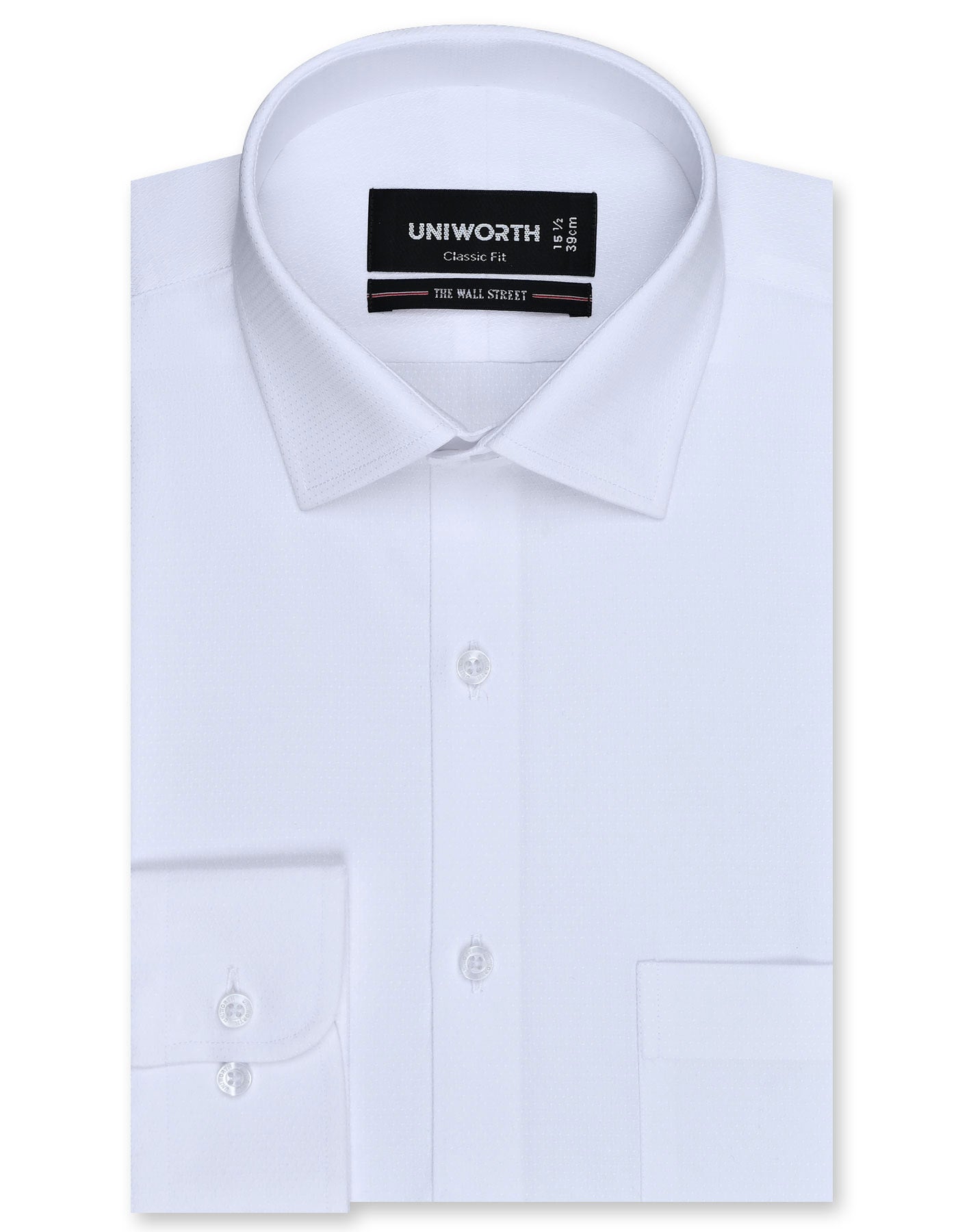Self White Tailored Smart Fit Shirt FS20422SF-14.5