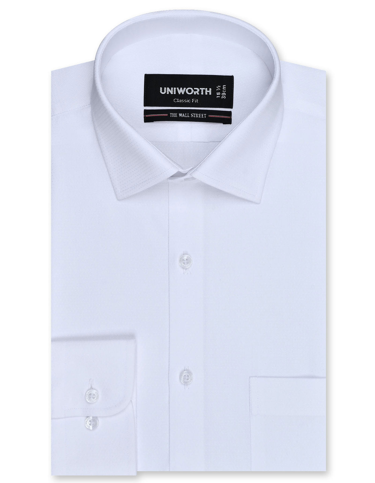 Self White Tailored Smart Fit Shirt FS20422SF-14.5