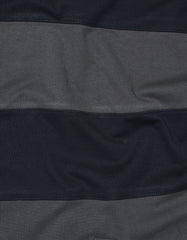 Moss Striped Relaxed Fit Rugby Polo