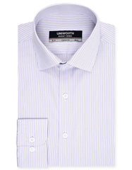 Stripe Purple Classic Fit Shirt FS2929-1RF-14.5